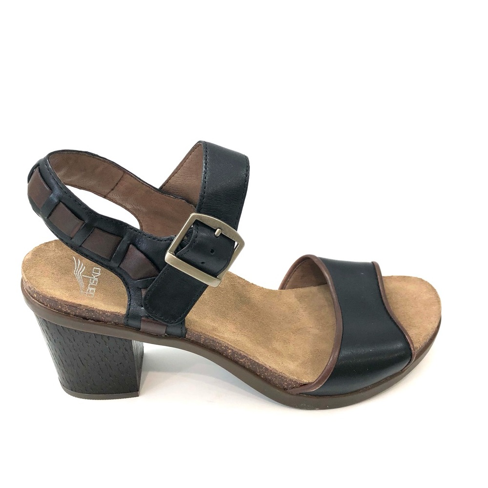 Dansko Black Sandals High Heel Size  41 ($) 5109